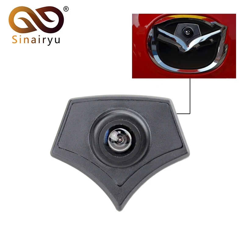CCD автомобиль передний логотип Камера для Mazda 2 3 5 6 CX-7 CX-9 CX-5 Mazda 8 передняя фара заднего вида резервного копирования Камера Парковочные системы
