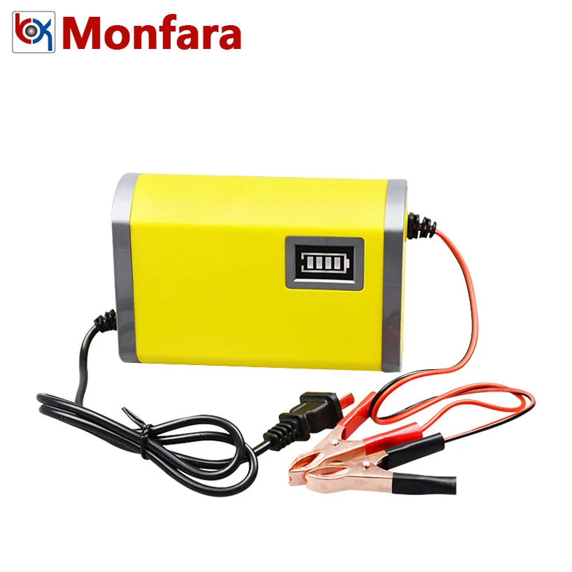

12V 6A Full Automatic Car Battery Charger 110V 220V Intelligent Smart Fast Lead Acid AGM GEL Batteries Power Charge 12 Volt V EU
