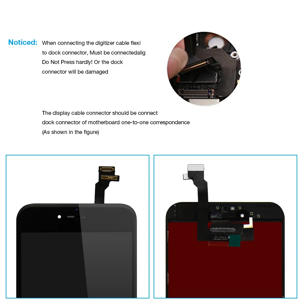 Детали класса AAA для Apple iPhone 6 PLUS ЖК дисплей 5 дюйма + дигитайзер сенсорного экрана в