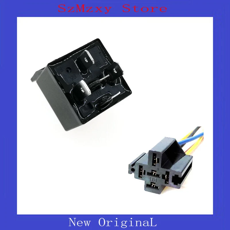 5 комплектов DC 12V 24V 40A AMP реле и гнездо SPDT Pin Провода JD1914 для авто автомобиля