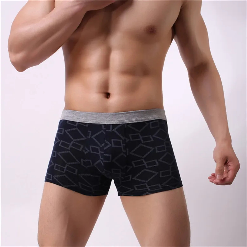 

3 pcs/lot Solid Classic Bamboo Mens Underwear Boxer Sexy Underwear Men Crotchless Underwear Men Cuecas Boxer Masculina De Marca