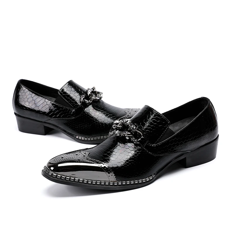 

Hollow Outs Breathable Men Formal Shoes Pointed Toe Genuine Leather Oxford Shoes For Men Formal Shoes Business