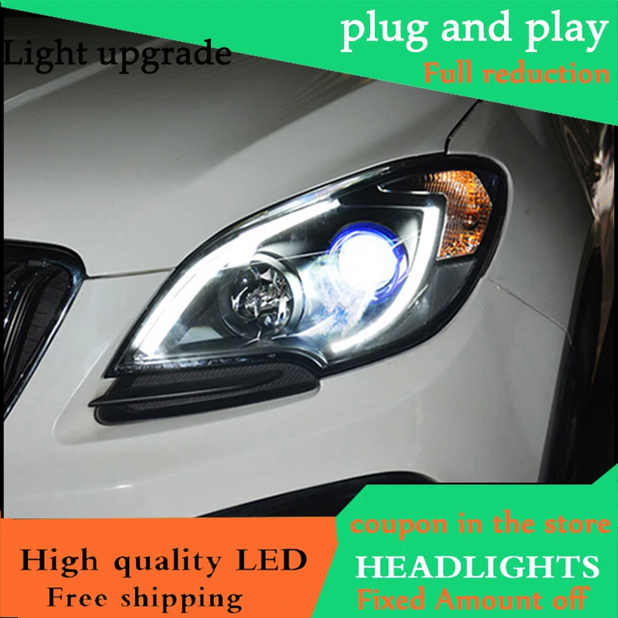 Автомобильный Стайлинг Головной фонарь для Opel MOKKA фары 2013 2015 Buick Encore светодиодный