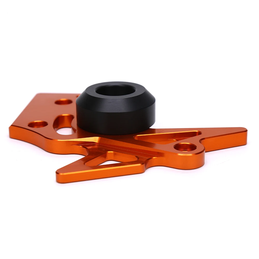 Orange CNC алюминиевые аксессуары для мотоциклов цепь двигателя Звездочка передняя защита слайдер Для Kawasaki Z125/Z125 Pro-17 7 цветов - Цвет: Orange