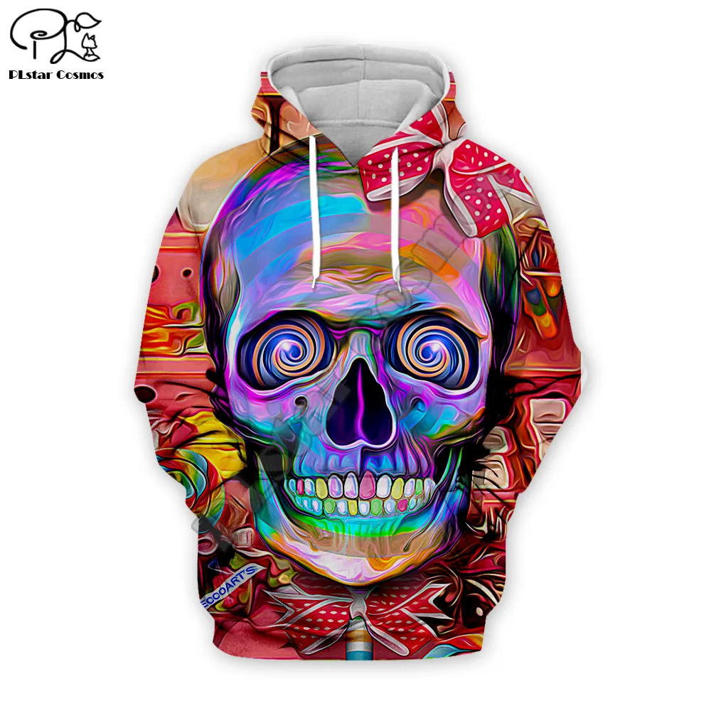 

Halloween Galaxy Skull head print Men 3d Hoodies Hip Pop Sweatshirts Funny harajuku Novelty Streetwear Autumn Jackets Tracksuits