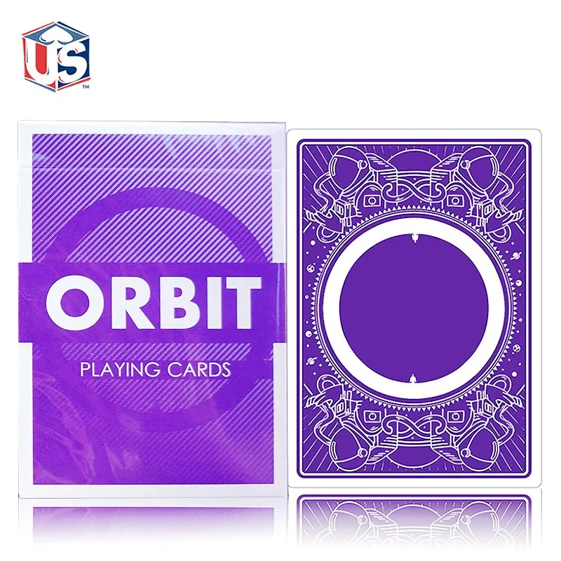 Orbit V3 фиолетовый колода игральных карт бренд Покер Размер Запечатанный магический реквизит