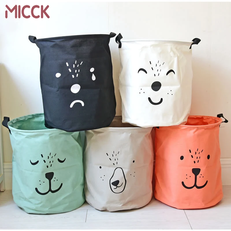 MICCK большая корзина для хранения белья сумка одежды с героями