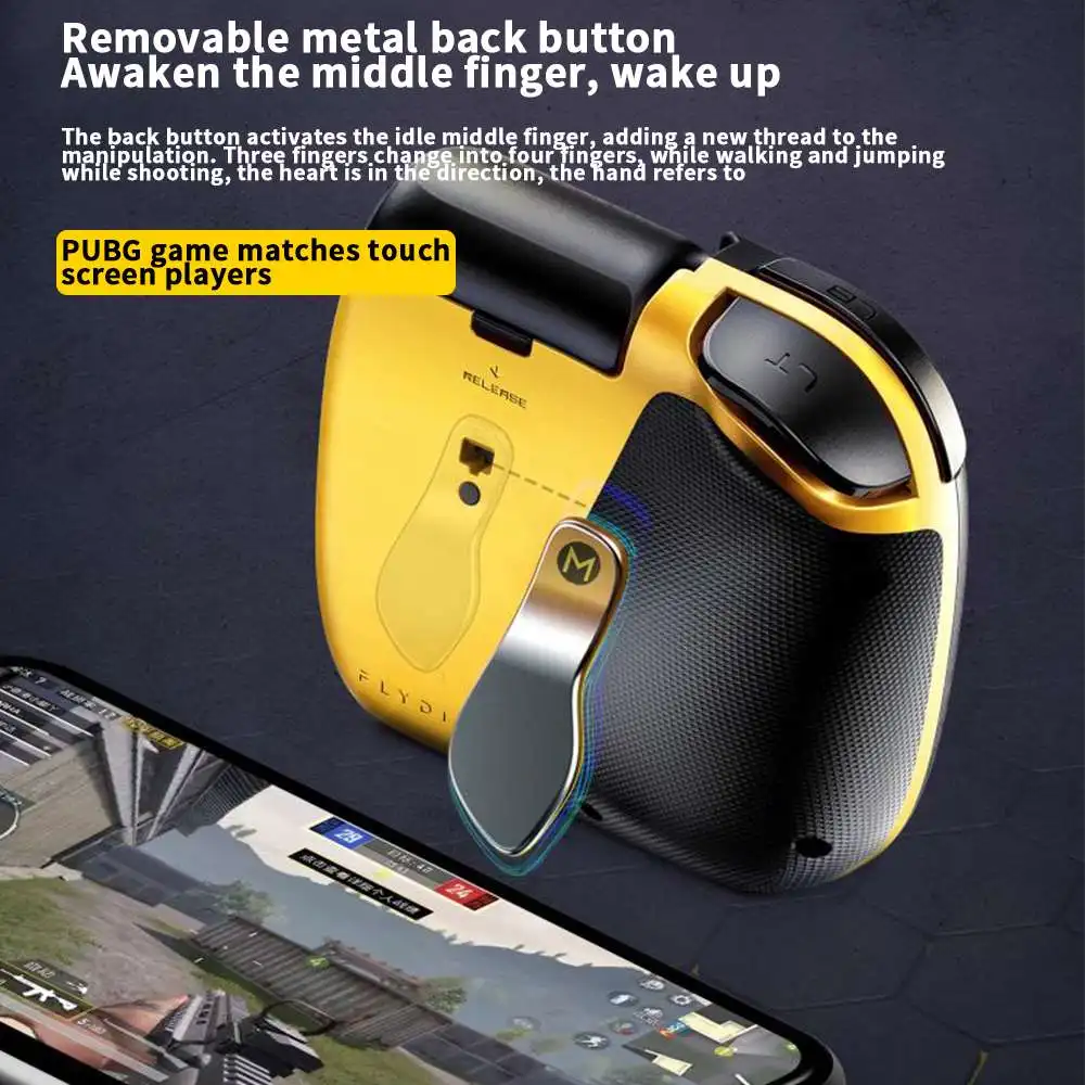 Новый Flydigi Wasp2 для PUBG bluetooth мобильный телефон игровой геймпад одна рука контроллер