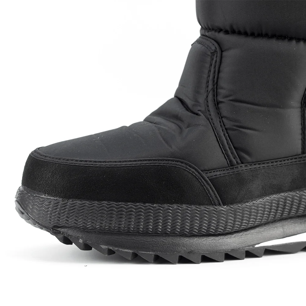 Мужские теплые сапоги утепленные Водонепроницаемые зимние с хлопковой тканью