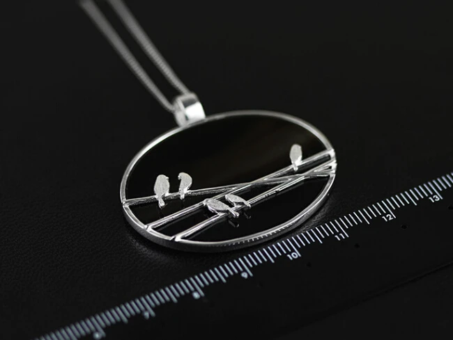 Ювелирные изделия из стерлингового серебра 925 пробы подвески в виде пейзажной