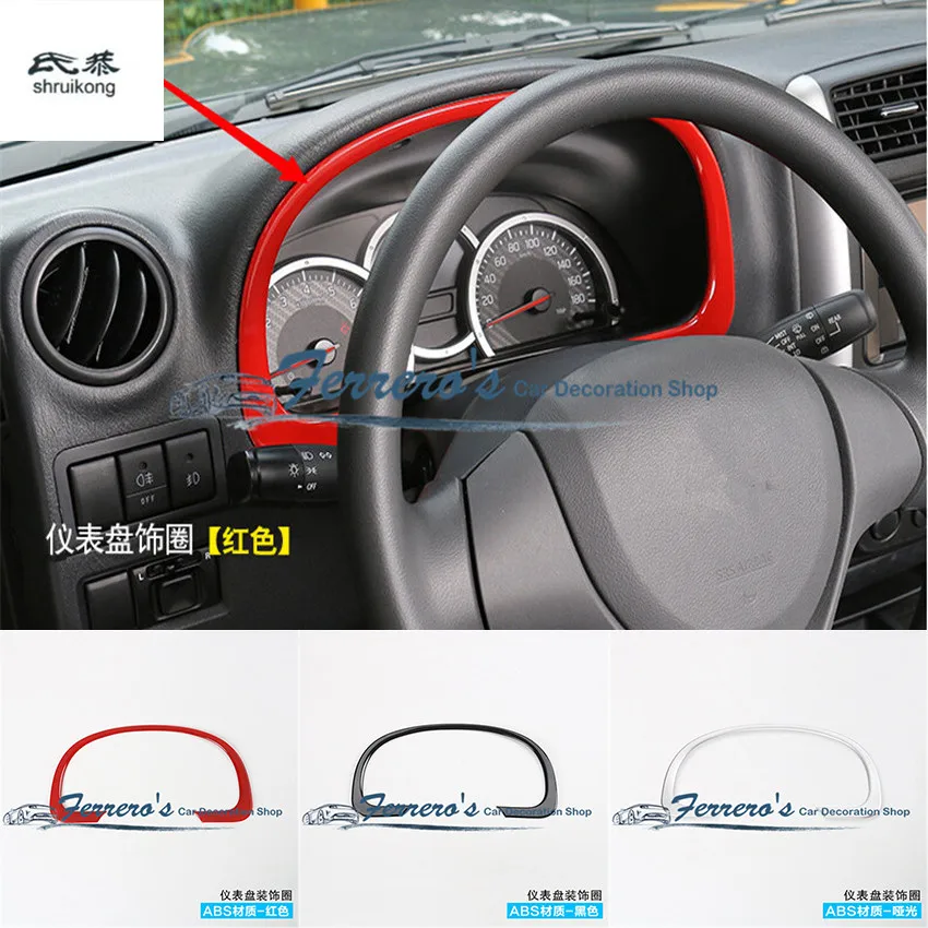 

1PC ABS Chrome Plated for 2009-2015 Suzuki Jimny Car Covers of Instrument Panel Dashboard Decoration Sequins Protection Cover
