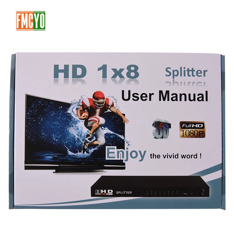 HDMI сплиттер KVM коммутатор 8x1 1x8 мини порт 8 вход 1 Выход 1080P Разрешение
