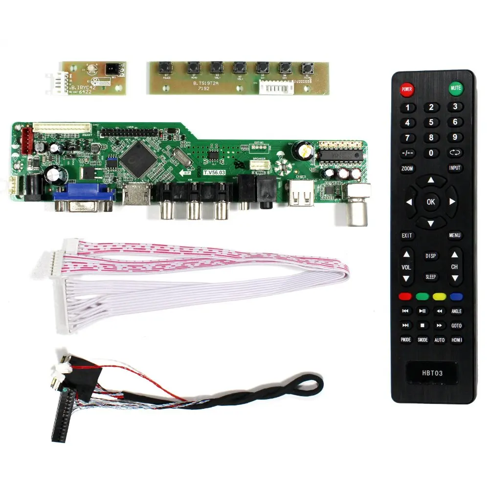 ТВ HD MI VGA AV USB аудио ЖК контроллер платы для 8 9 &quotN089L6 HSD089IFW1 A00 A01 A02 B089AW01 V0 V1 V2 V3 1024x600