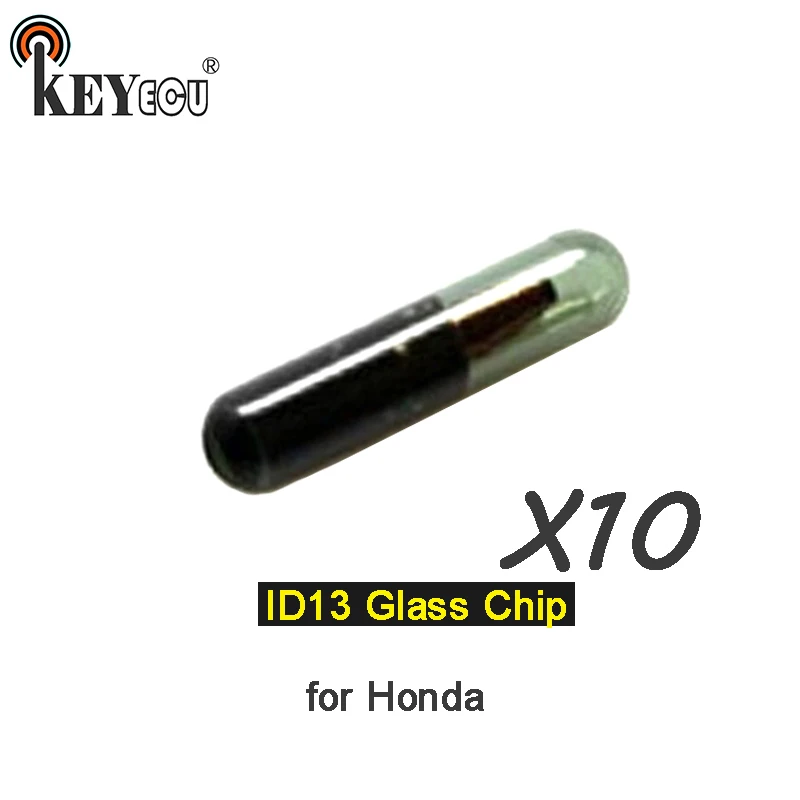 KEYECU 10x ID13 чип Стекло транспондер дистанционный ключ чип-ключ для автомобиля