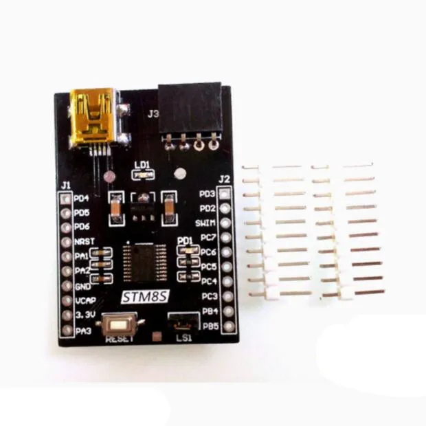 

EU-STM8S103F3 development board / STM8 small system board / core board / STM8S microcontroller / learning evaluation board