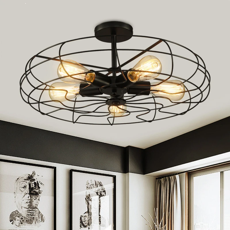 Ретро винтажный промышленный американский деревенский вентилятор Эдисона