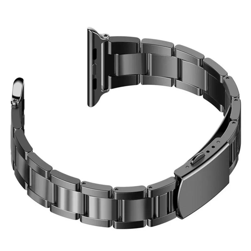 Роскошный металлический ремешок из нержавеющей стали для apple watch band 42 мм 38 iWatch 3 2 1