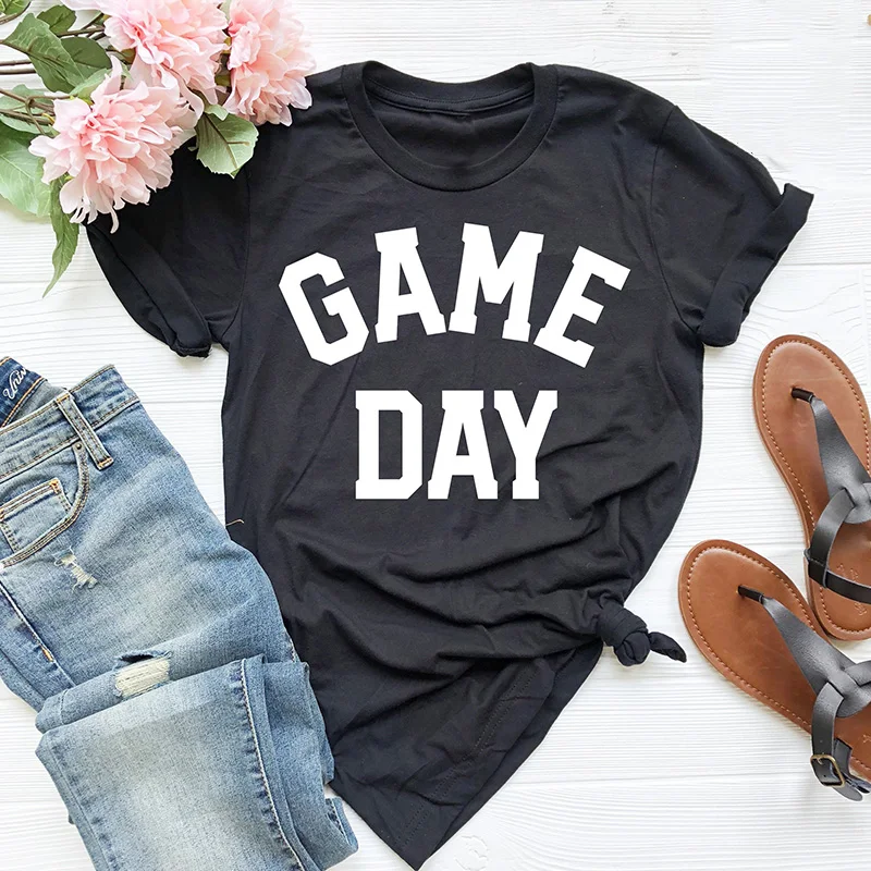 Стильная женская футболка с надписью на каждый день принтом|Футболки| |