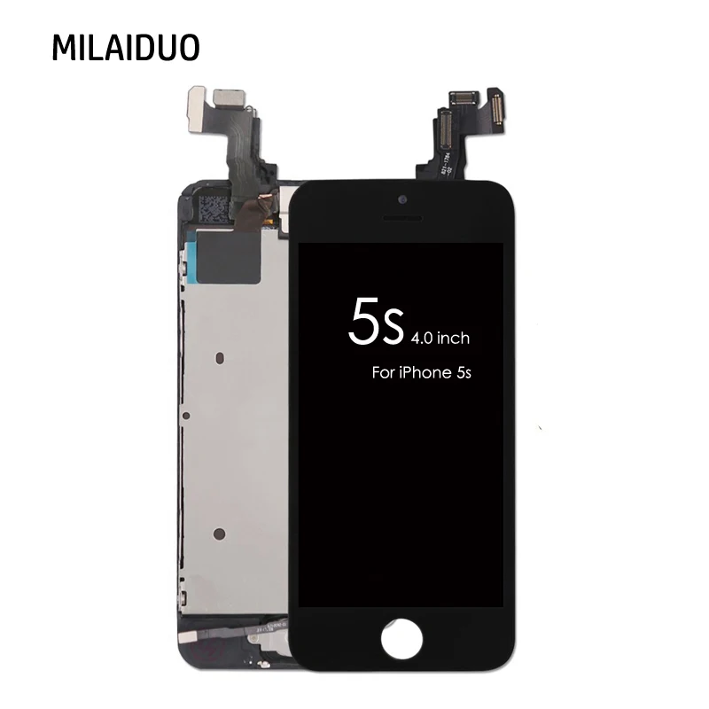 ЖК дисплей для iPhone 5s SE / 5C сенсорный экран дигитайзер + кнопка домой фронтальная
