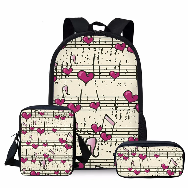 YQ2494CEK THIKIN музыка Note печать школьные сумки для детей плечо Bookbag Дети Сумка для начальной школы девочек пинао шаблон школьный рюкзак - Цвет: YQ2494CEK