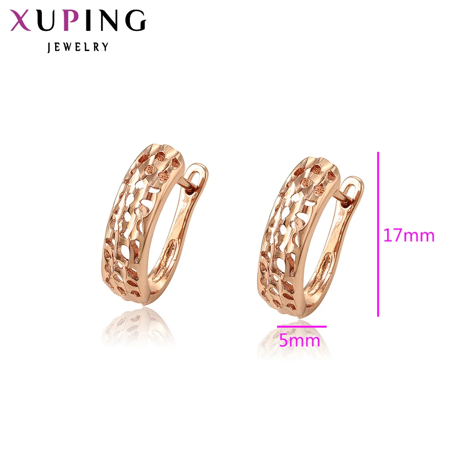 Мода Xuping серьги ювелирные изделия Элегантные экологические медные кольца для