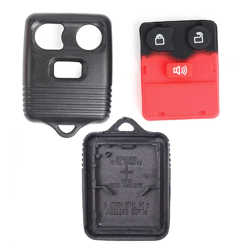 KEYECU 1x / 2x для Lincoln Mazda Mercury Ford Edge Escape Escort автомобильный чехол ключей Fob 3 кнопки FCC: