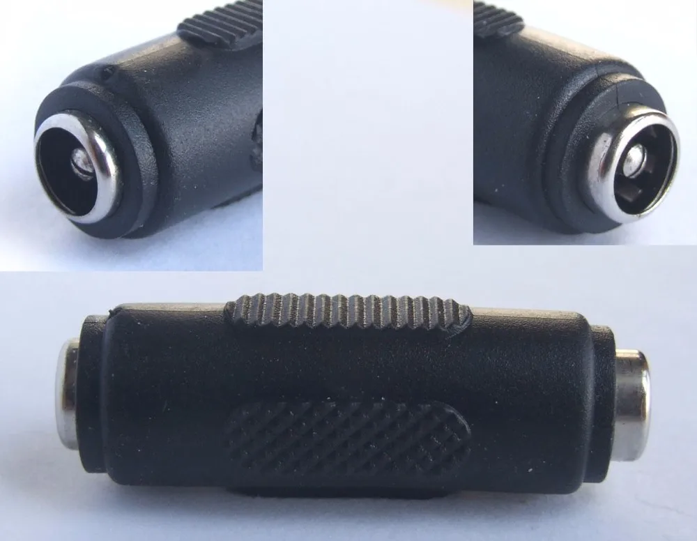 Переходник постоянного тока Мама мама F/F 5 мм x 2 мм|connector for led|led connectorfemale dc power connector |