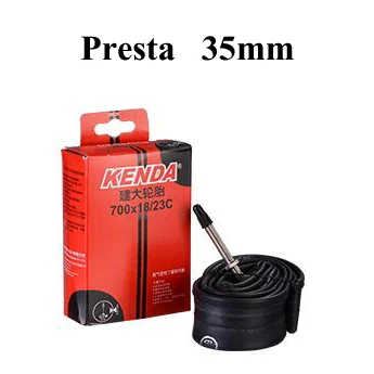KENDA внутренняя трубка 700C камера 700* 18C-23C Schrader Presta велосипедные внутренние трубы 700 шоссейные велосипедные трубы шины chambre air 100g - Цвет: Presta 35mm