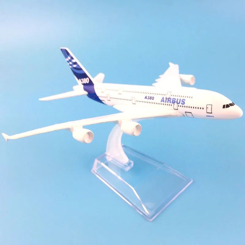 Лидер продаж 16 см A380 AIRBUS металлический сплав модель самолета Игрушечная игрушка