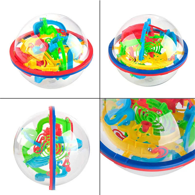 Hishopkins 100 шагов 3D головоломка мяч волшебный Интеллект лабиринт Шариковая дорожка