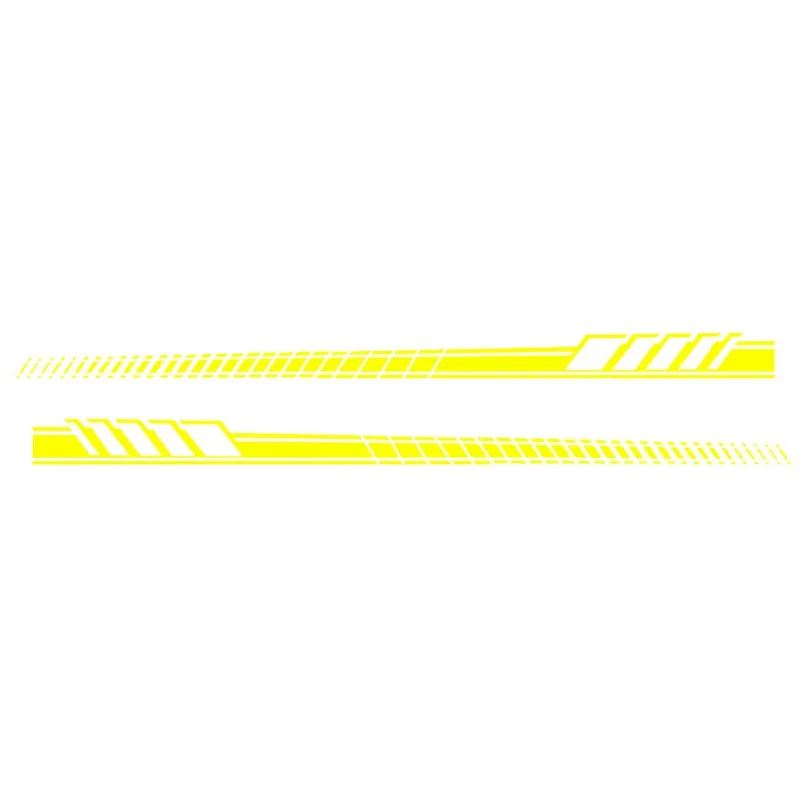 Лидер продаж 2 шт. универсальная наклейка для гоночного тела боковая полоса