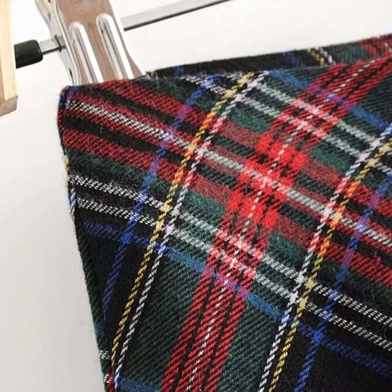 Wonder Women Spring Retro Plaid Mini Skirts Vintage Sashes Female Pleated Skirts Casual High Waist Lady A-Line Skirts Bottoms