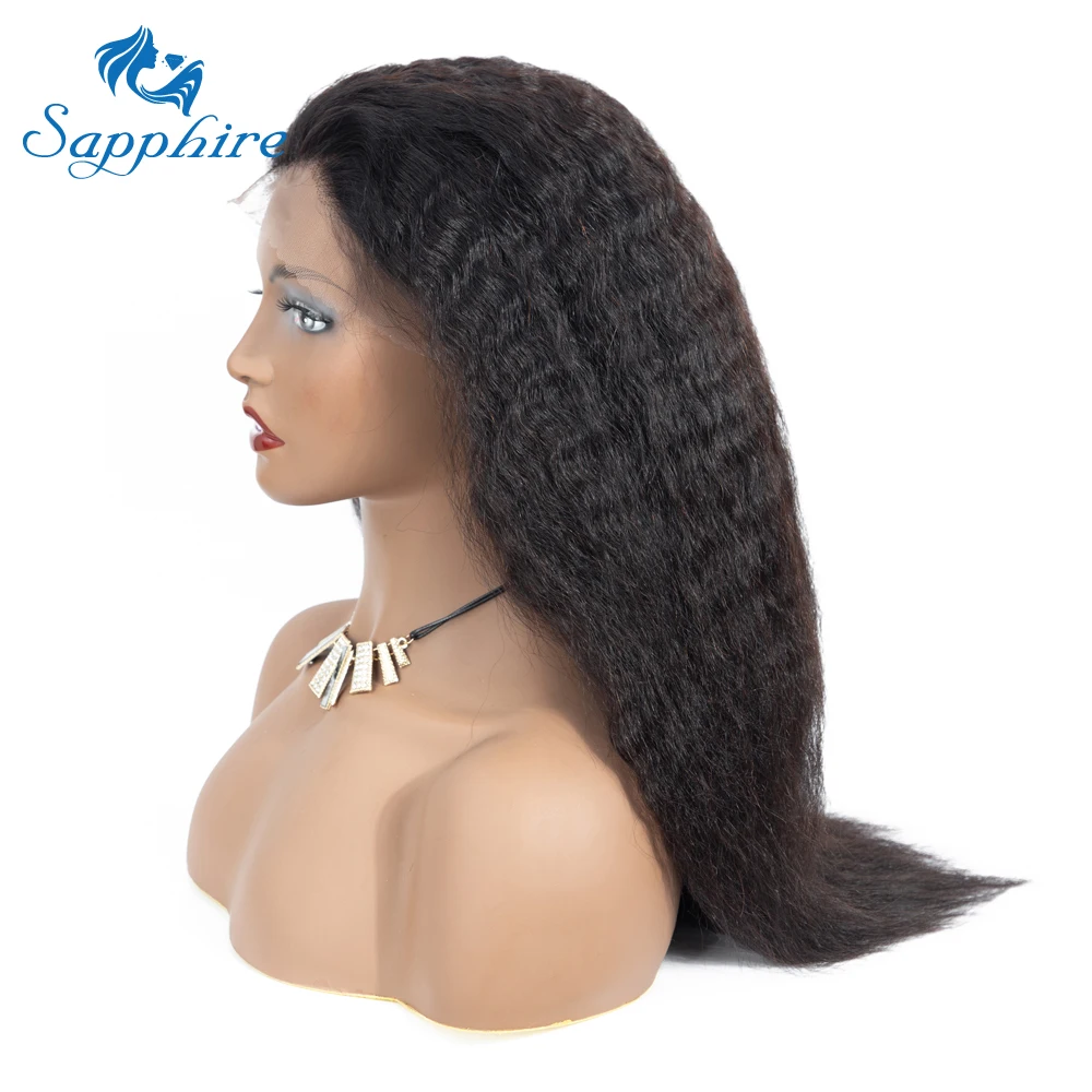 Кудрявые прямые человеческие волосы парики с детскими волосами отбеленные узлы