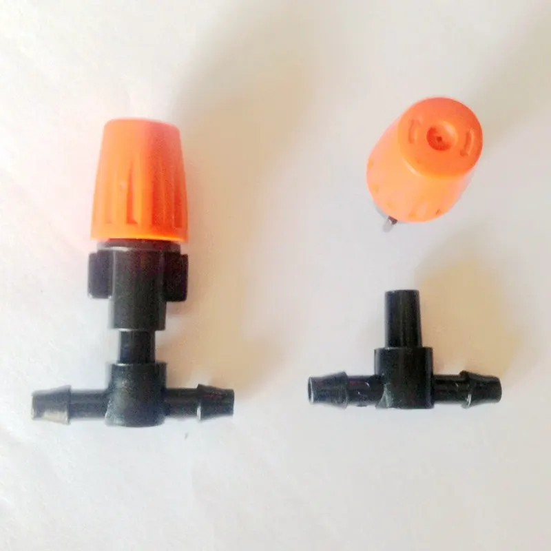 Форсунка для распыления воды распылитель с тройником соединение 1/4 дюйма (4/7 мм)