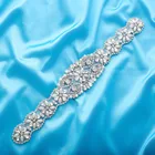 Свадебный пояс с кристаллами, жемчужный свадебный пояс, пояс со стразами, аксессуары для невесты, серебро, золото и розовое золото, только аппликация NZUK