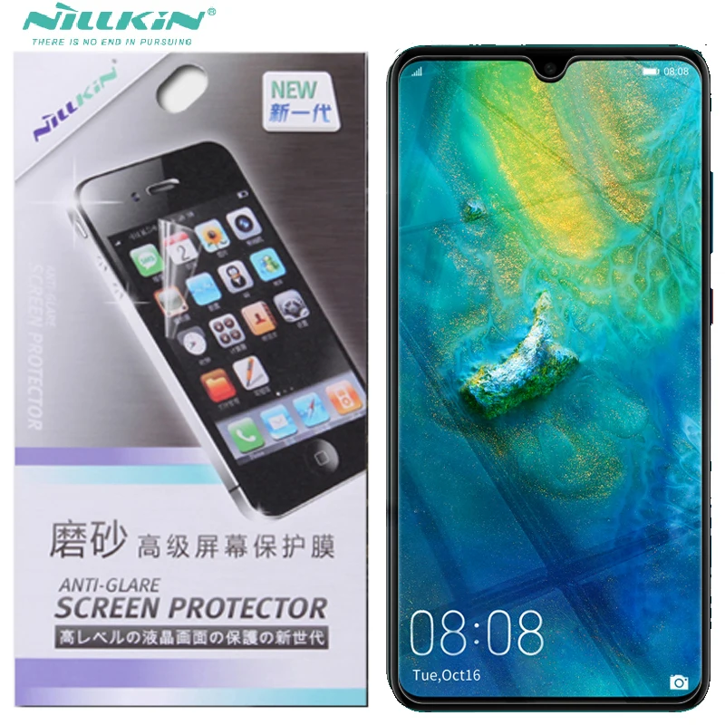 Nillkin Глянцевая Защитная пленка для huawei mate 20 20x против отпечатков пальцев матовая защитная пленка для huawei mate 20 X