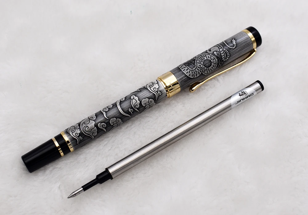 Jinhao 5000 винтажная Роскошная искусственная резьба по текстуре дракона чернильная
