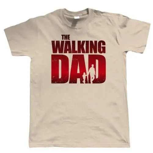 Новое поступление Мужская модная прогулочная футболка с принтом Папа Мужчин