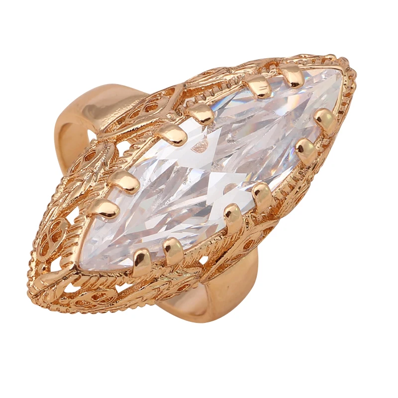 Блестящие кольца высокого качества Золотой элемент Цвет Оптом Розничная Продажа