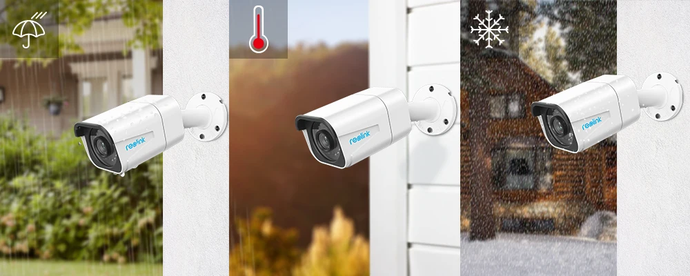 Reolink 4K камера безопасности PoE Открытый ночного видения IP66 водонепроницаемый аудио пуля 8MP ip камера B800