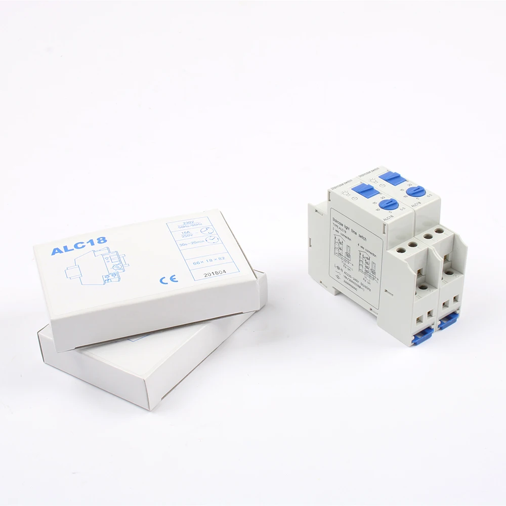 16A 220V ALC18 din рейку лестницы Светильник выключатель с таймером контроллер|switch