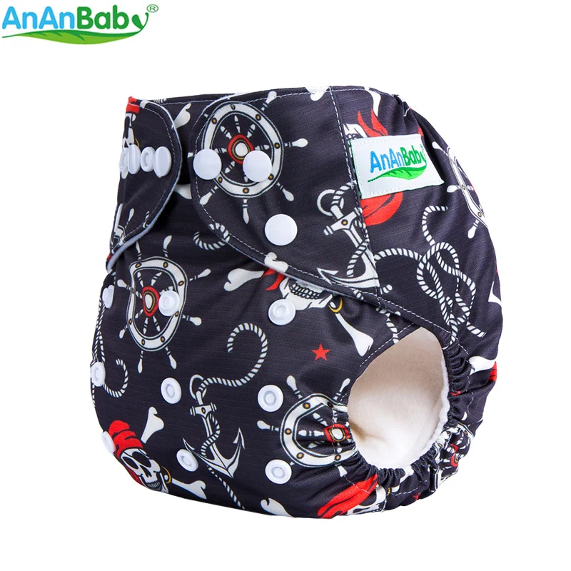 Новинка 10 шт. детские подгузники с рисунком AnAnBaby цветные тканевые без вставок|cloth