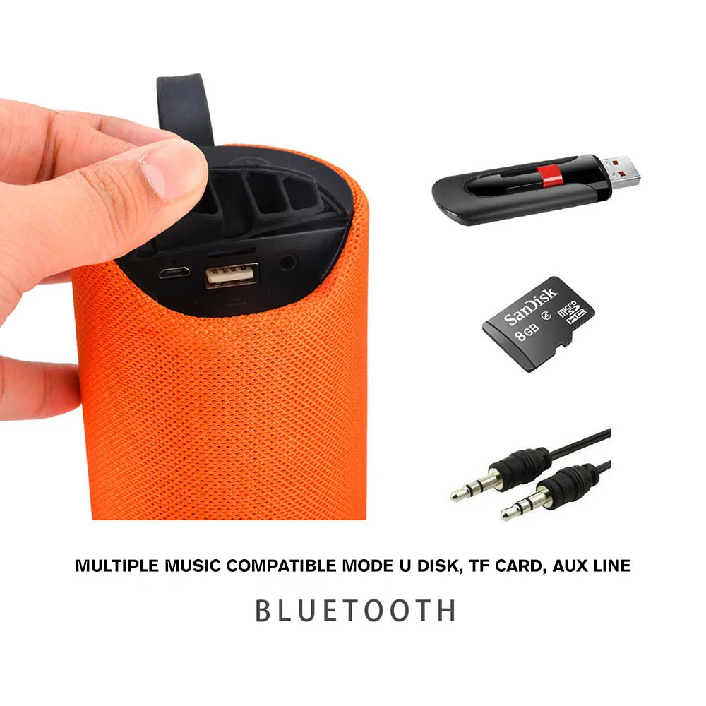 Беспроводной Bluetooth динамик FDBRO портативный уличный громкий мини Колонка 3D стерео