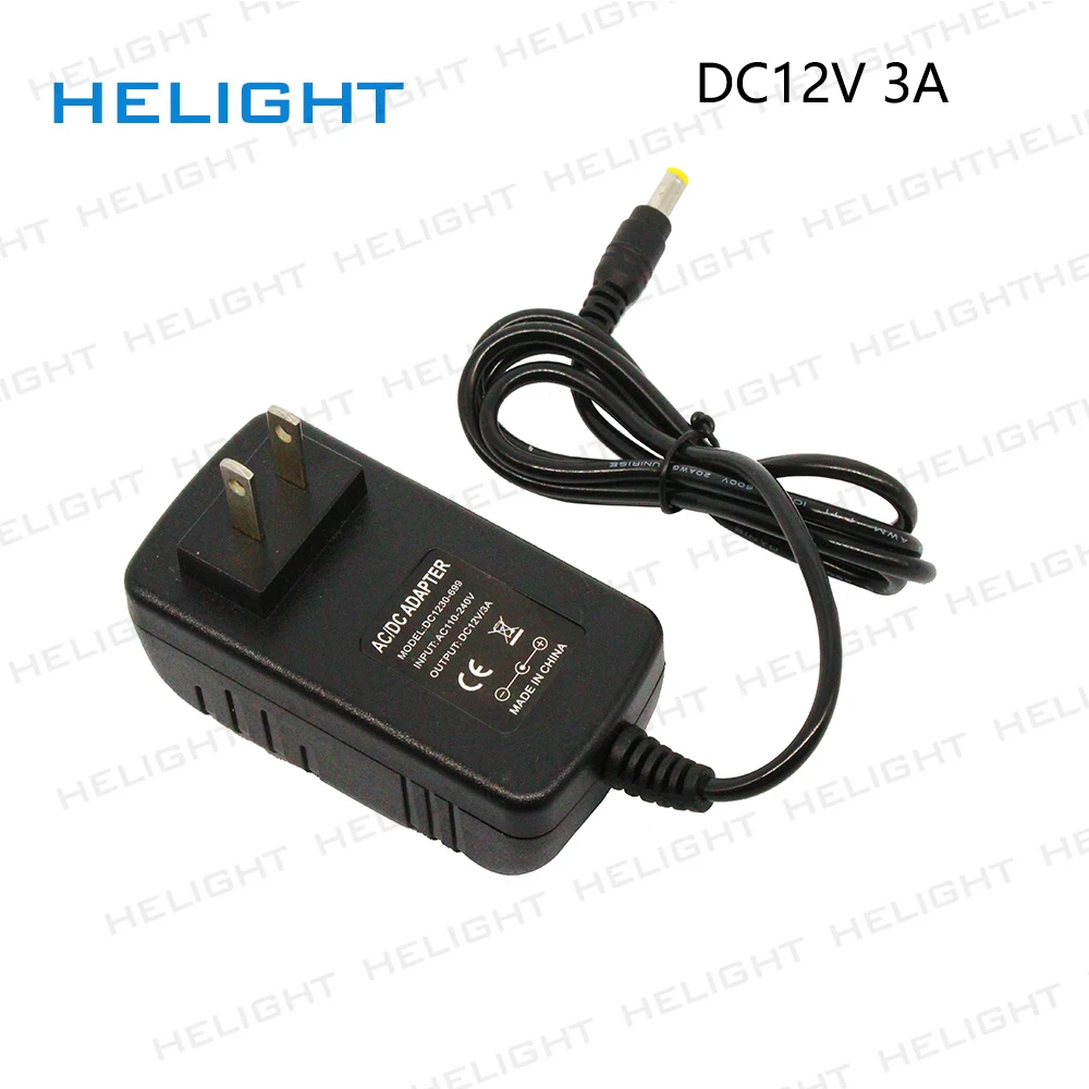 AC100 240V к DC12V 1A/2A/3A 12W/24W/36W адаптер питания импульсный источник зарядное устройство