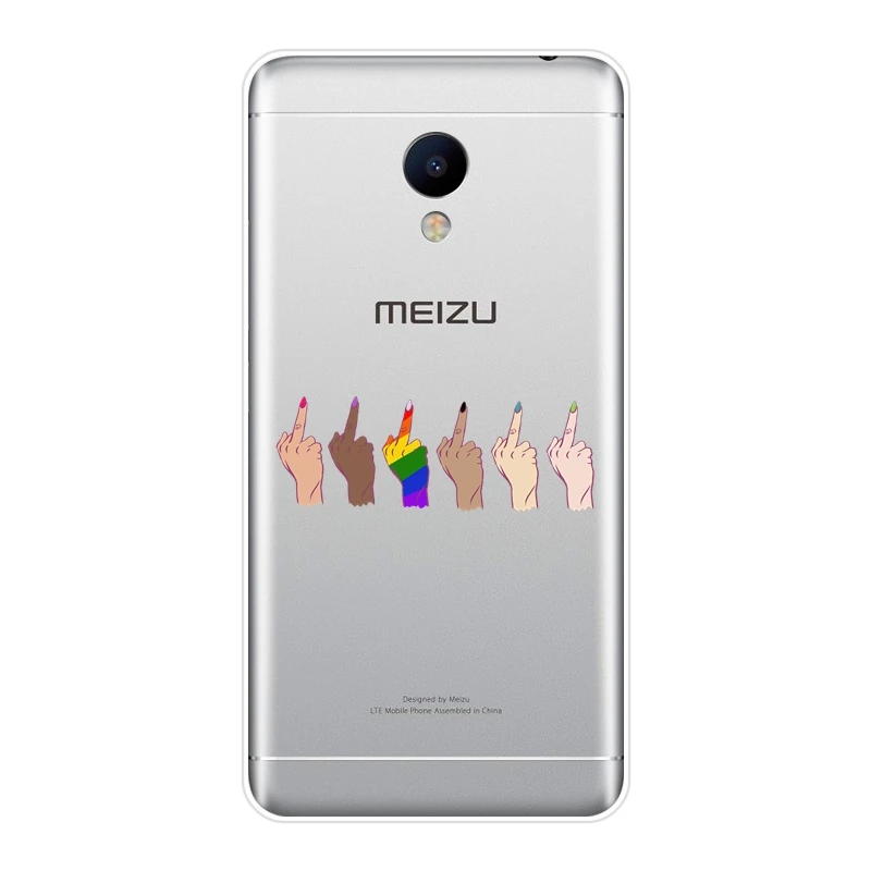 Защитный чехол для телефона мягкий силиконовый Meizu M2 M3 M5 M6 Note M6S M6T M5C M5S M3S |