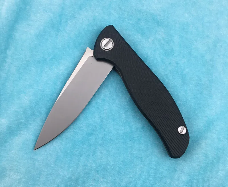 

Green thorn HATI 95 Flipper folding knife M390 steel bearing titanium CF 3D handle camping hunting outdoor fruit Knives EDC tool