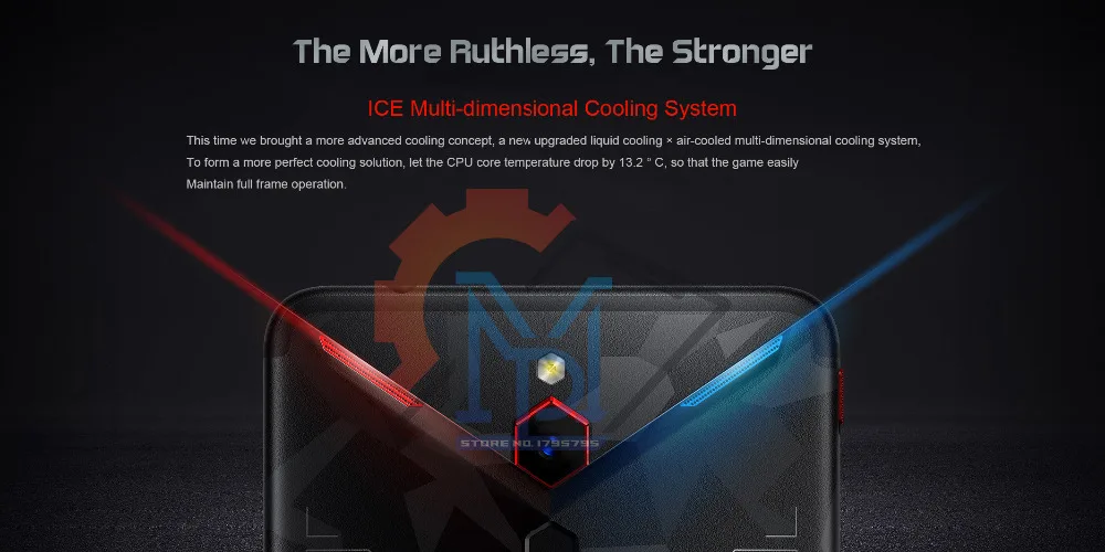 Игровой телефон zte Nubia Red Magic Mars, 6,0 дюймов, 6 ГБ/8 ГБ/10 Гб ОЗУ, 128 ГБ/256 Гб ПЗУ, восьмиядерный смартфон Snapdragon 845 на базе Android 9,0
