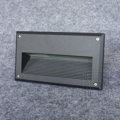 Алюминиевая уличная Водонепроницаемая угловая лампа утопленная для лестницы и