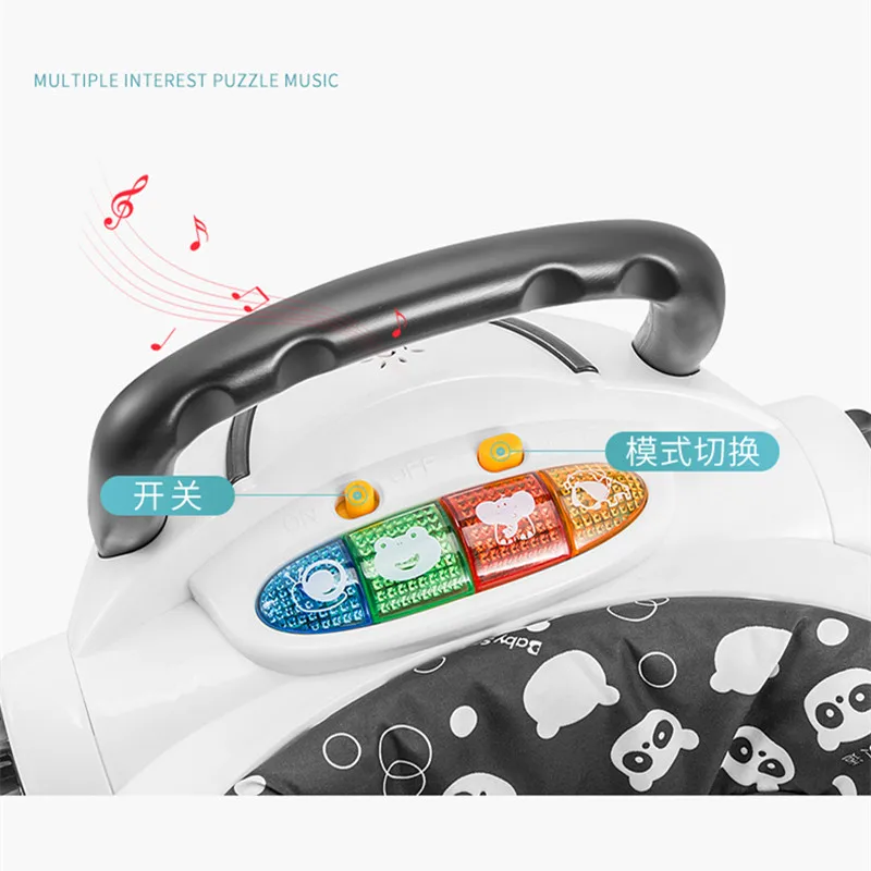 360 градусов детские ходунки складные Портативный малышей Детские машинки