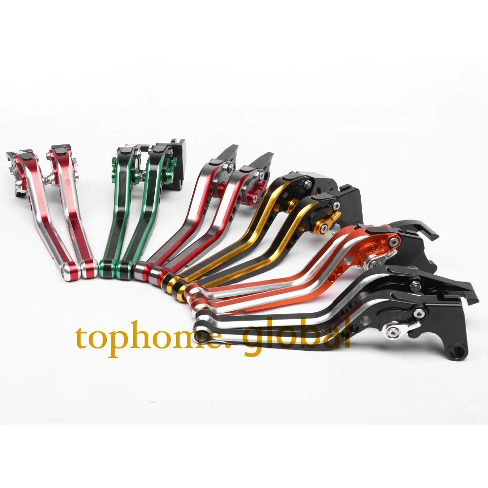 

For Triumph DAYTONA 955i 1997 - 2003 CNC Brake Clutch Levers Long size Mixed Titanium&Red 1998 1999 2000 2001 2002